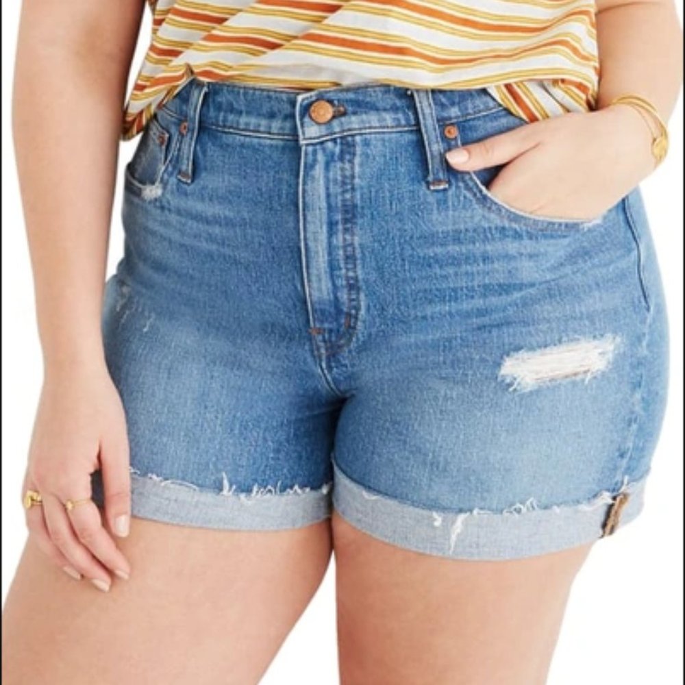 Madewell High Rise Denim Shorts in Jordie Wash NWT
